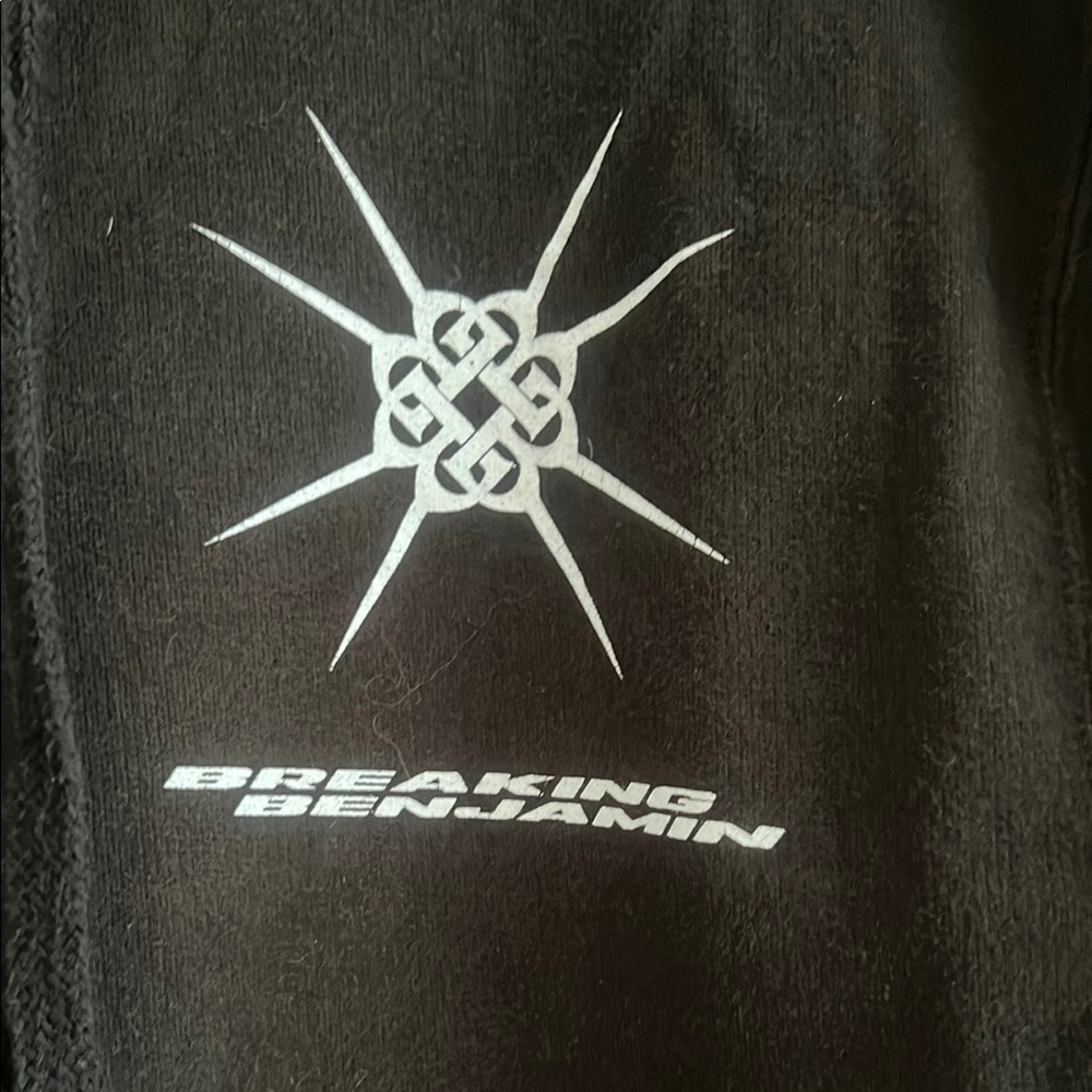NWOT Breaking Benjamin Unisex Black Hoodie Size Medium - Picture 2 of 8